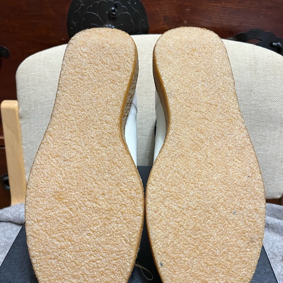 NWT J. CREW Cream colored Leather Chelsea Boots SZ 8 w/ Rubber Sole ANKLE BOOTS - Picture 8 of 10